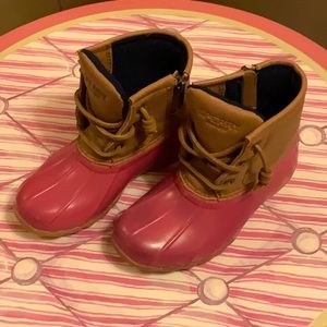 Sperry girls rain boots